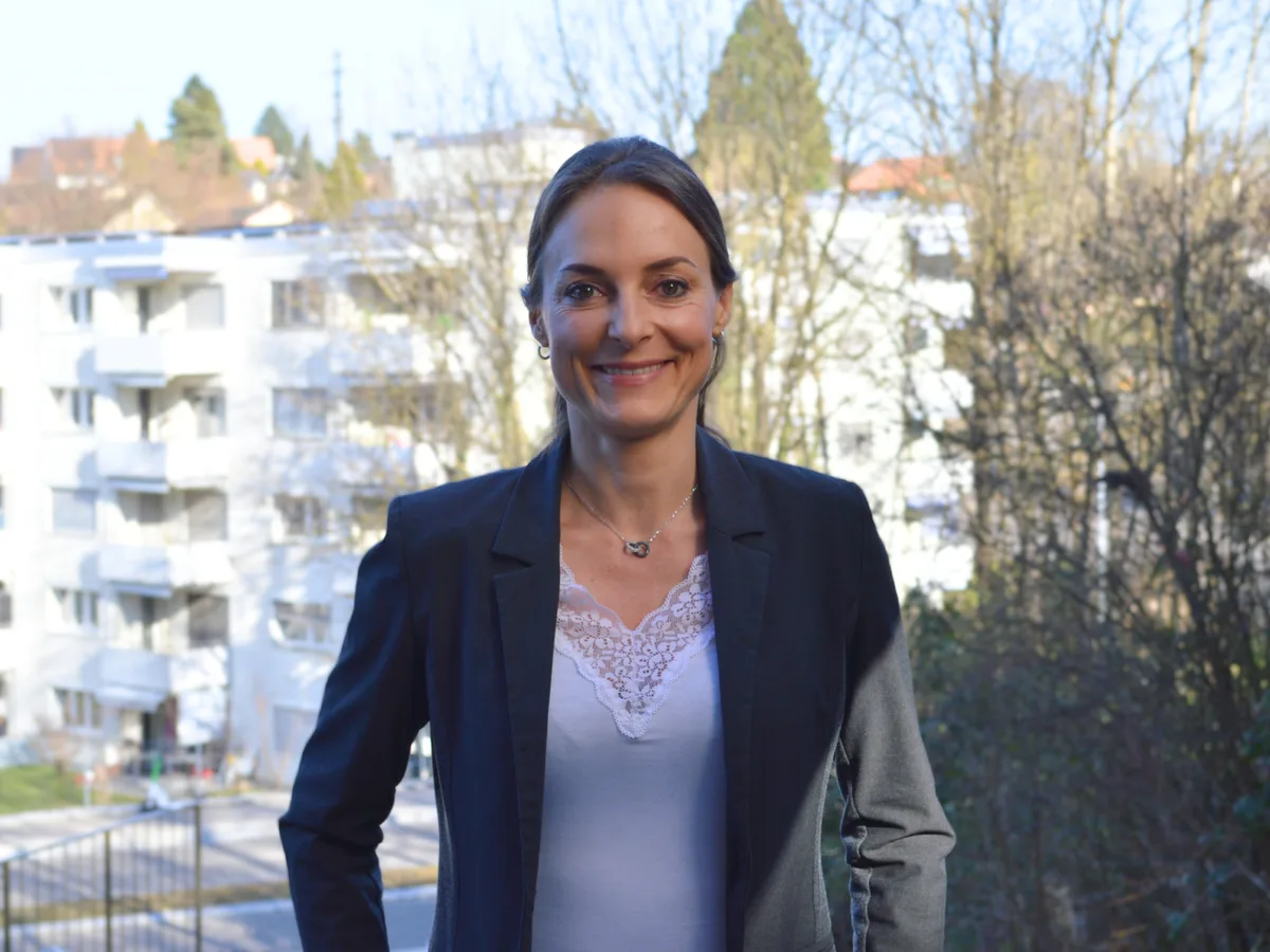Anita Borer bei ihrer Arbeit.